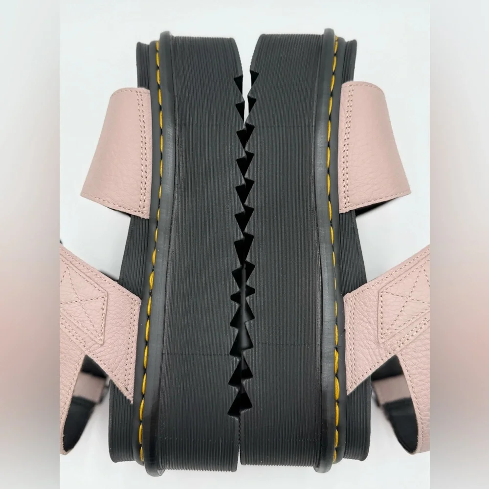 Dr. Martens Pink and Black Platform Sandals - Picture 7 of 9